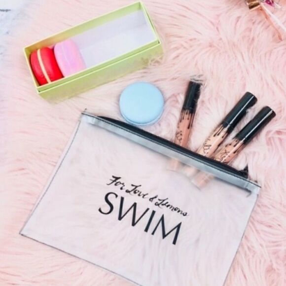 NWOT For Love and Lemons Clear Wetsuit Bag - Picture 1 of 3